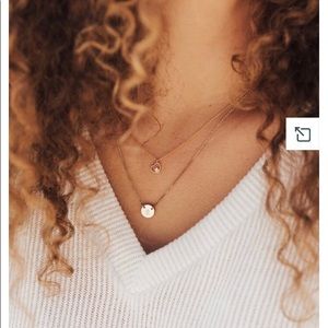 Carly Jean Los Angeles Initial A Necklace